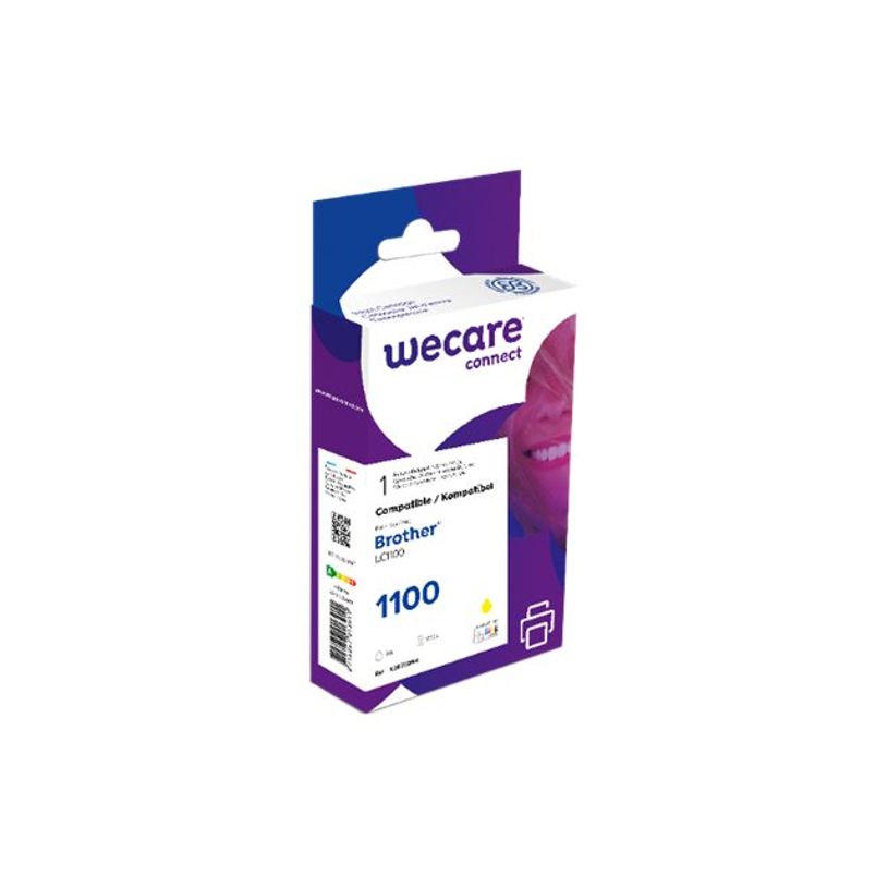 8715057013911-Cartouche compatible Brother LC1100 - jaune - Wecare-P_400003137_1-0