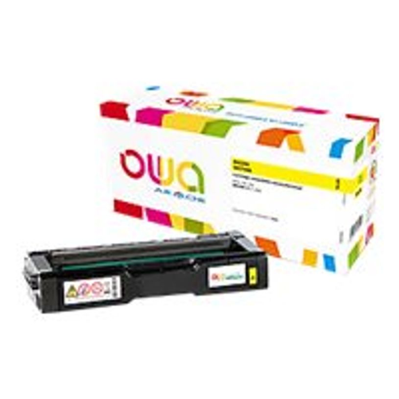 3112539716059-Cartouche laser remanufacturée Ricoh 407546 - jaune - Owa-P_400003204_1-0