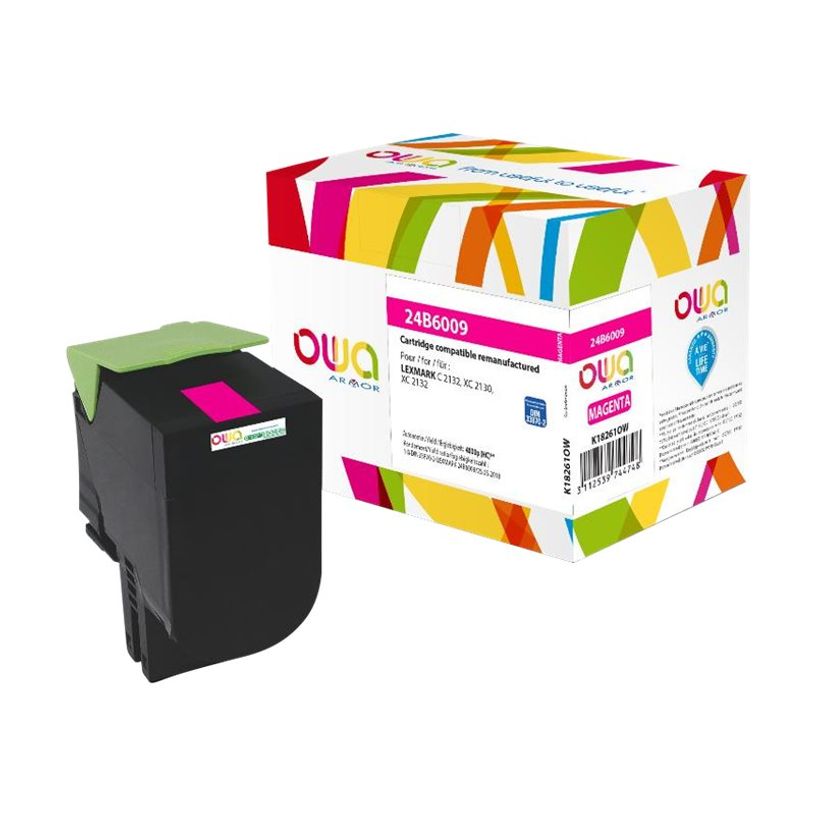 3112539744748-Cartouche laser remanufacturée Lexmark 24B6009 - magenta - Owa-P_400003235_1-0