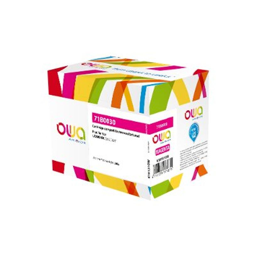 3112539774875-Cartouche laser remanufacturée Lexmark 71B0030 - magenta - Owa-P_400003248_3-2