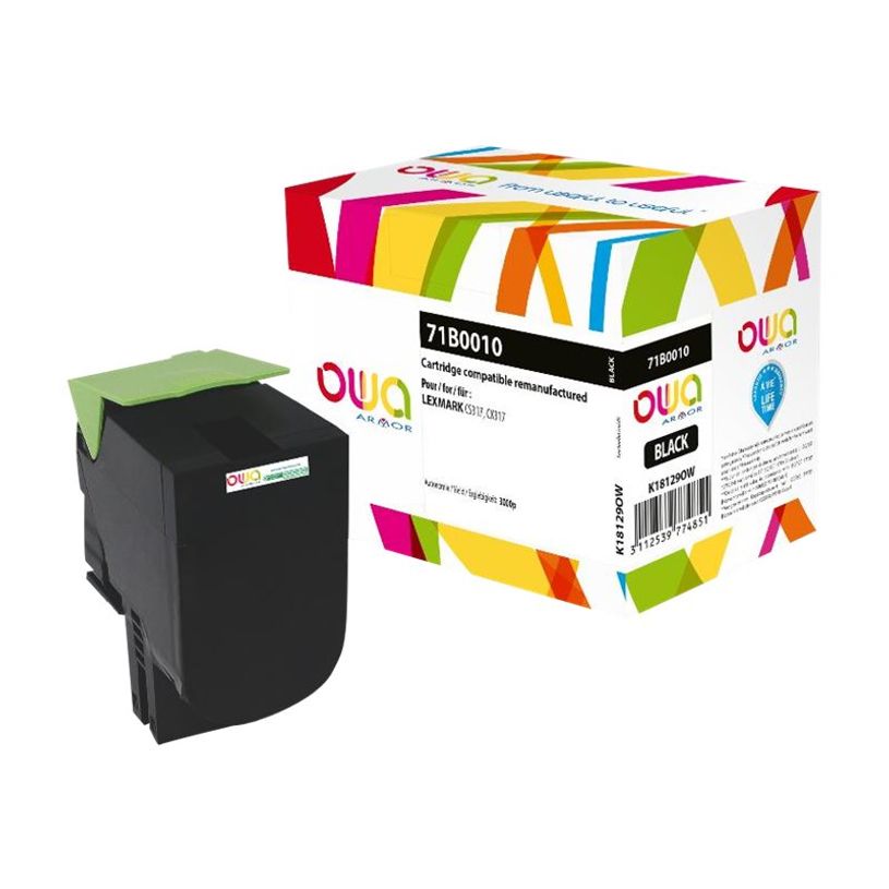 3112539774851-Cartouche laser remanufacturée Lexmark 71B0010 - noir - Owa-P_400003271_1-0