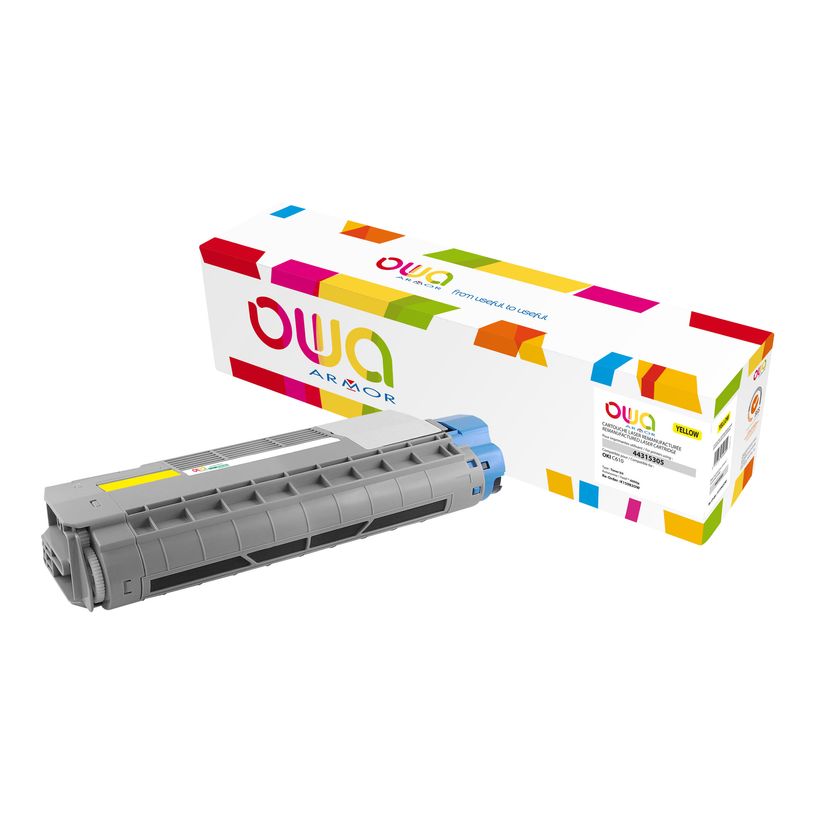 3112539640699-Cartouche laser remanufacturée OKI 44315305 - jaune - Owa-P_400003276_1-0