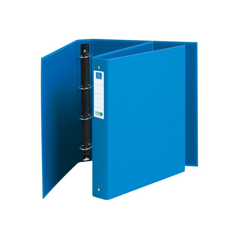 3130630512226-Exacompta Clean'Safe - Classeur à anneaux - Dos 40 mm- A4 - bleu-P_400003334_2-1