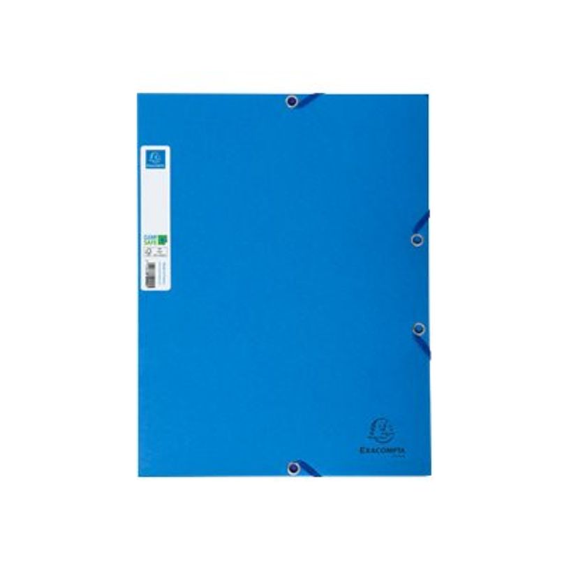 3130630561224-Exacompta Clean'Safe - 5 Chemises à 3 rabats - A4 - bleu-P_400003335_1-0