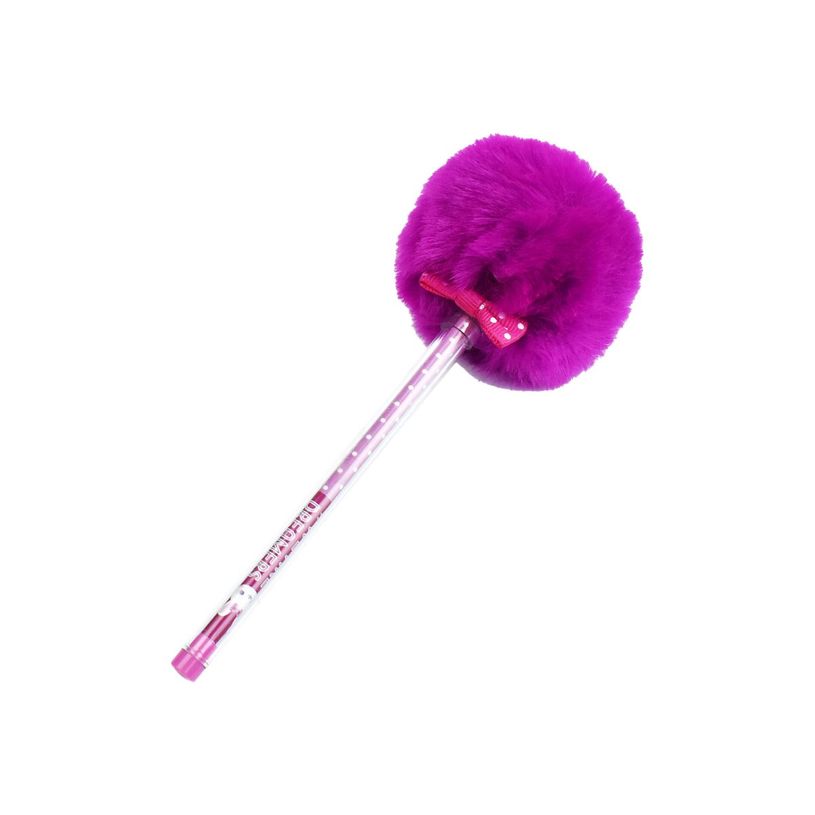 8051122265855-Legami - Stylo à bille à pompon - fuchsia-P_400003537_1-0