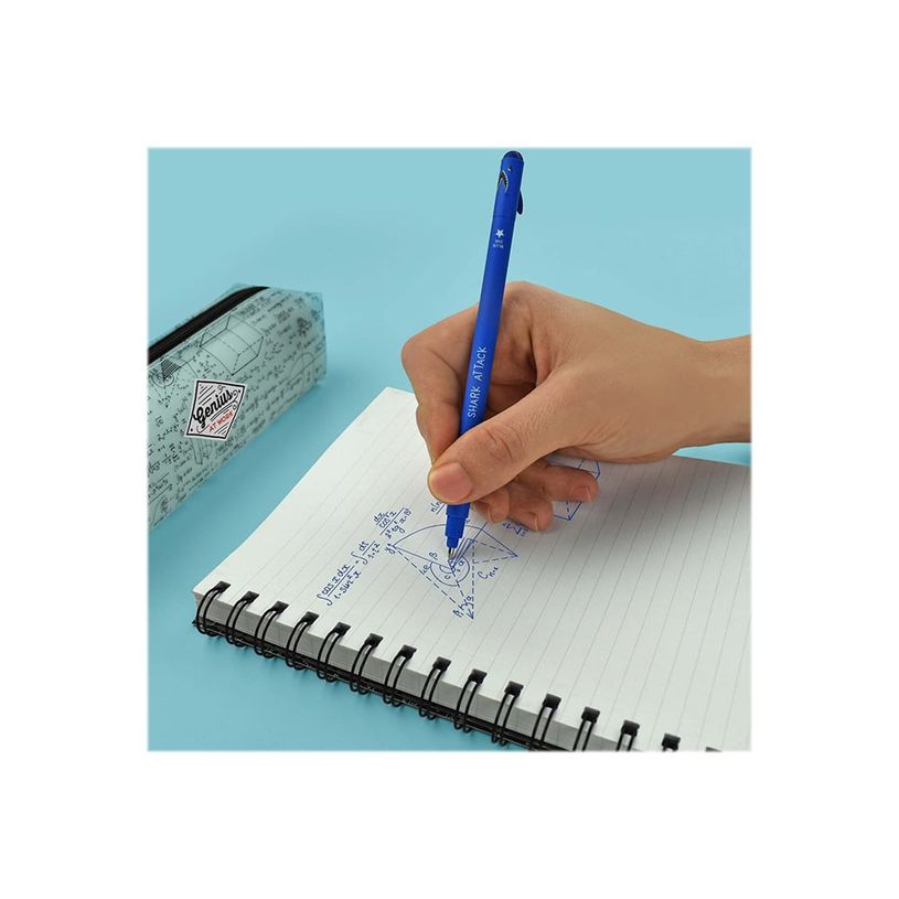 8051739306880-Legami - Stylo gel effaçable bleu - motif shark-P_400003549_4-2