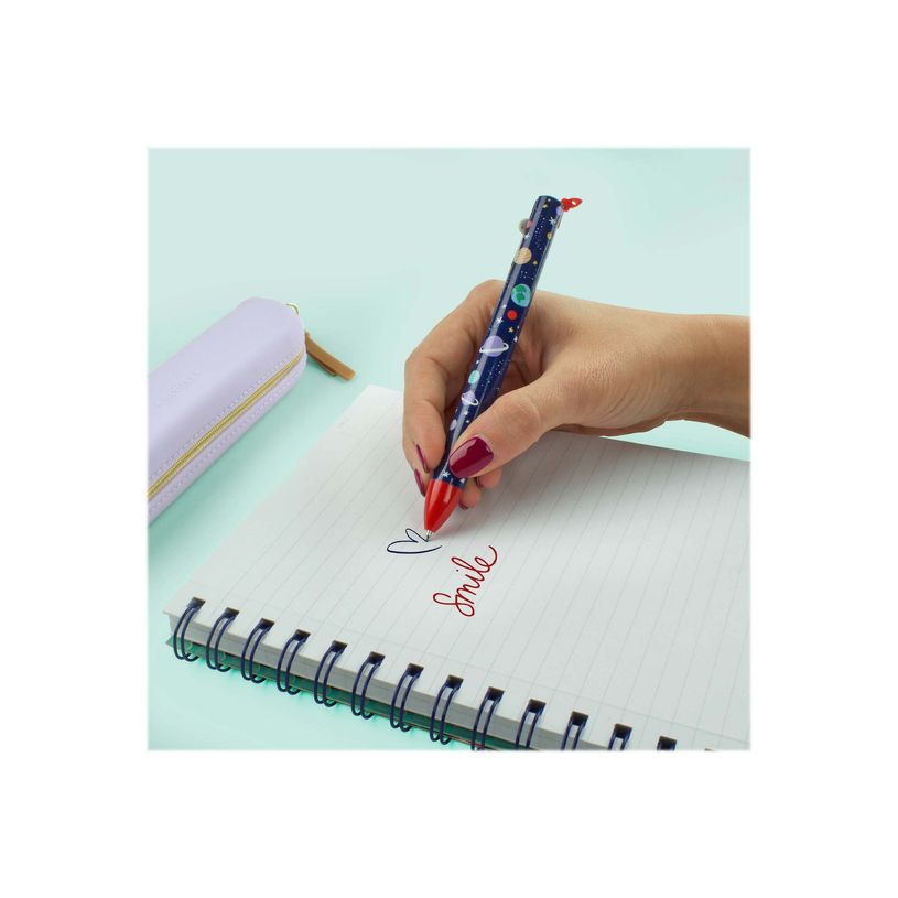 8051739307306-Legami - Stylo à bille 2 couleurs - motif space-P_400003556_2-2