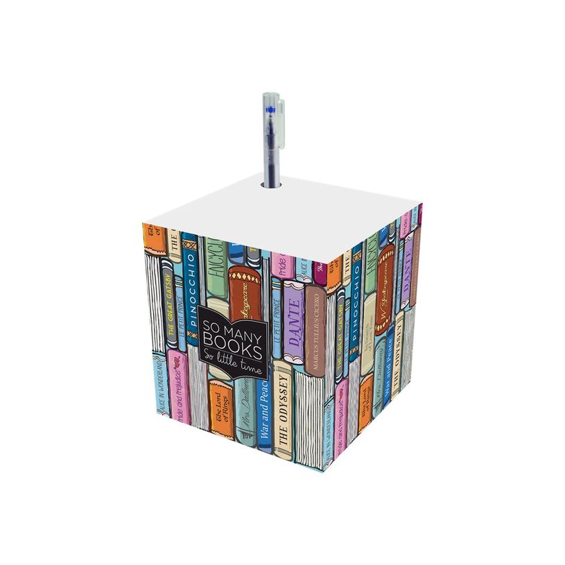 8056304485885-Legami - Bloc-notes Cube - motif livre-P_400003639_2-1