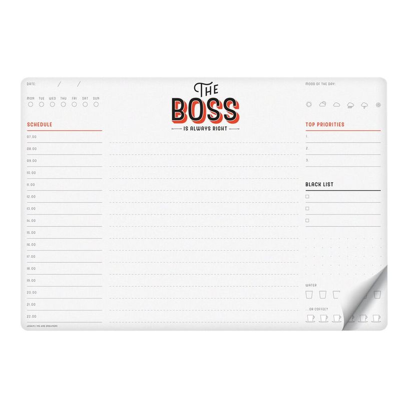 8051739307511-Legami - Tapis de souris en papier bloc-notes - motif The Boss-P_400003655_1-0