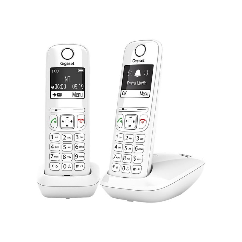 4250366854656-Gigaset AS690 Duo - téléphone sans fil + combiné supplémentaire - blanc-P_400003812_3-0