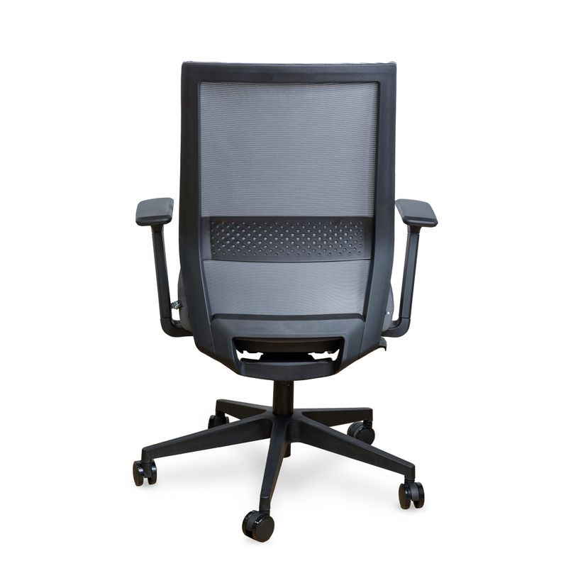 3700339917204-Fauteuil de bureau MAX - accoudoirs réglables - gris--3