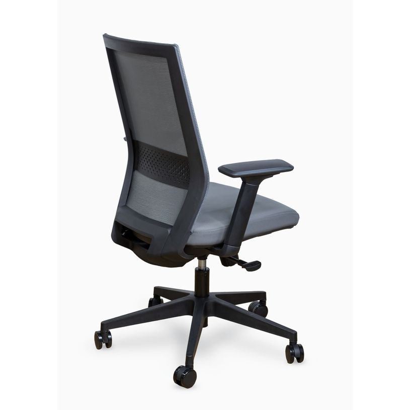 3700339917204-Fauteuil de bureau MAX - accoudoirs réglables - gris--5