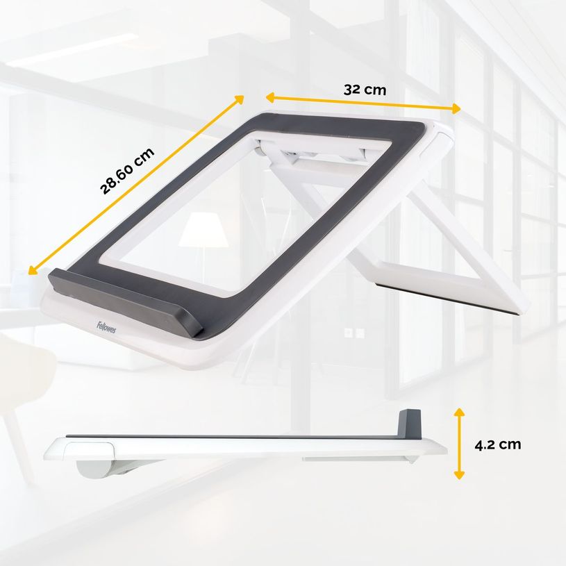 0043859706402-Fellowes I-Spire Series Quick Lift - support pour ordinateur portable - blanc-P_400004048_2-1