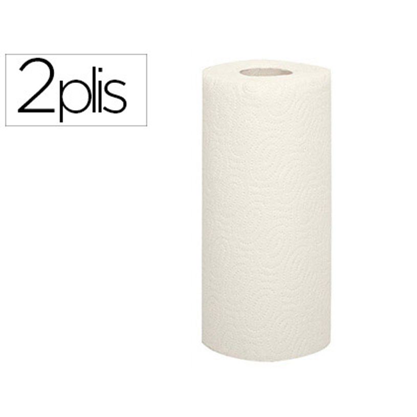 4000735215300-2 Rouleaux d'essuie-tout 2 plis - ouate blanche-P_400004307_1-0