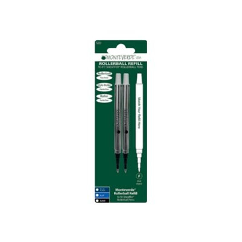 080333884362-Monteverde - 2 Recharges pour roller Sheaffer - bleu - pointe fine-P_400004348_1-0