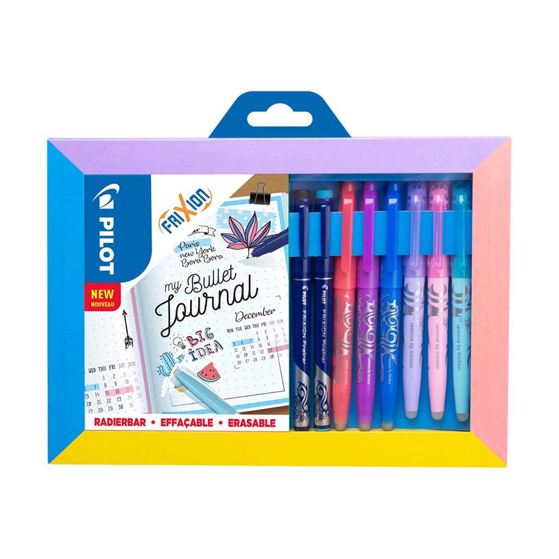 3131910551621-Pilot FriXion - Bullet journal avec stylos Frixion - 8 pièces-P_400004381_1-0