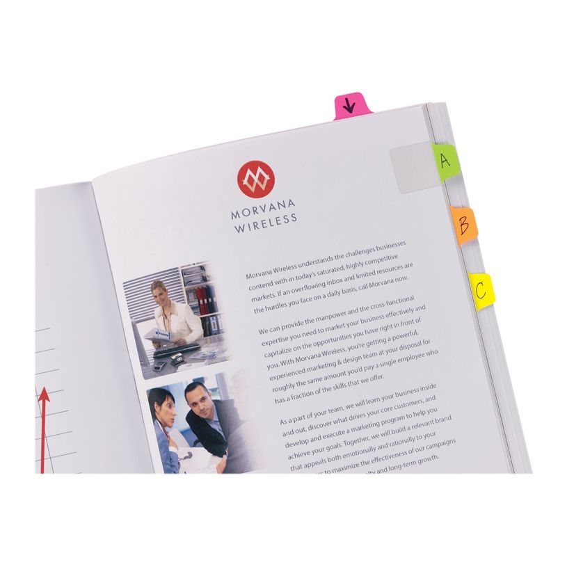 5014702135828-Avery UltraTabs - 40 Mini marque-pages/onglets adhésifs - couleurs fluos assorties-P_400004386_2-1