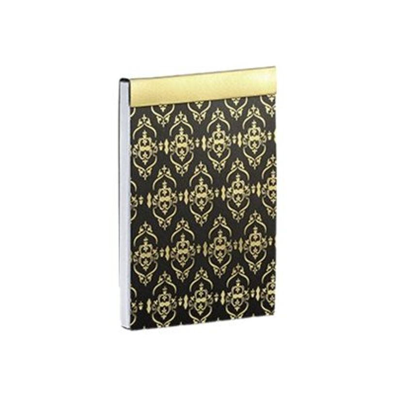 3700368754122-Bloc-notes 7,5 x 11,5 cm - 130 pages unies - Le Coq en papier Blue Art - Black retro-P_400004534_1-0