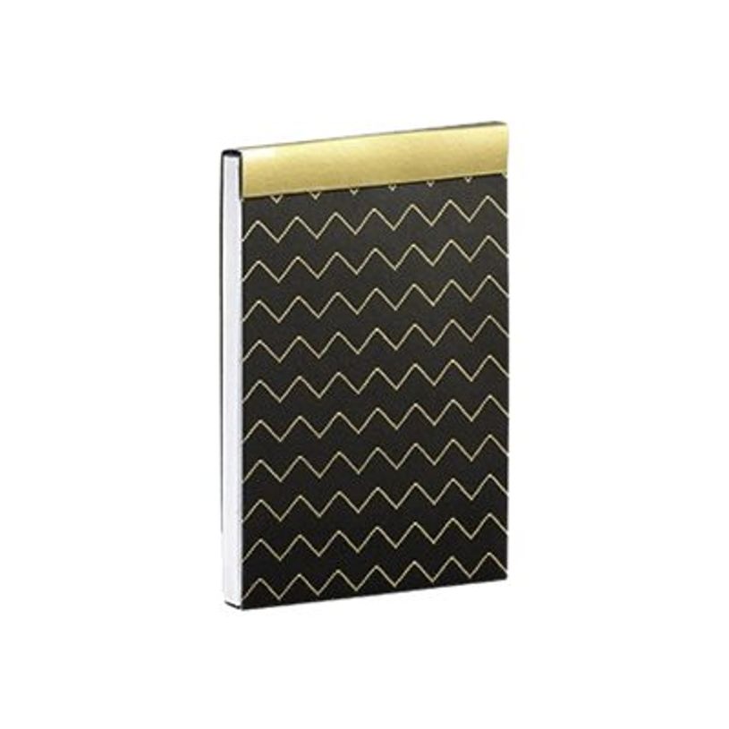 3700368754146-Bloc-notes 7,5 x 11,5 cm - 130 pages unies - Le Coq en papier Blue Art - Black twist-P_400004536_1-0