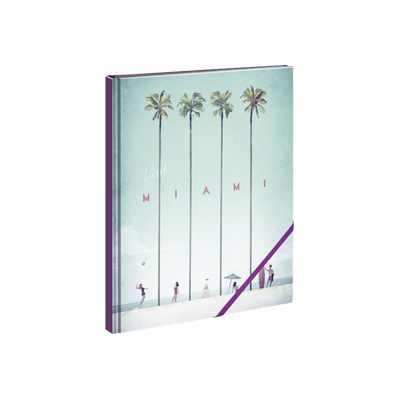 3700368754368-Cahier notebook 19 x 24 cm - Travel trip Blue Art - Miami-P_400004539_1-0