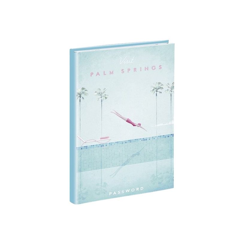 3700368754382-Répertoire 11 x 15,5 cm - Travel trip Blue Art - Palm Springs-P_400004547_1-0