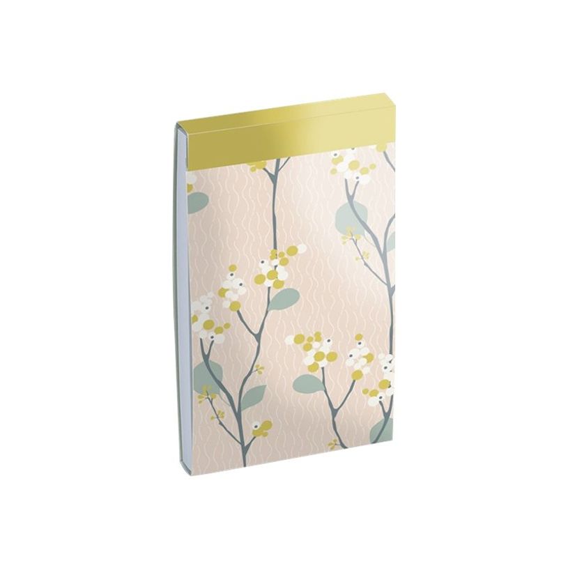 3700368754474-Bloc-notes 7,5 x 11,5 cm - 130 pages unies - Mr&Mrs Clynk Blue Art - Jardin botanique-P_400004572_1-0