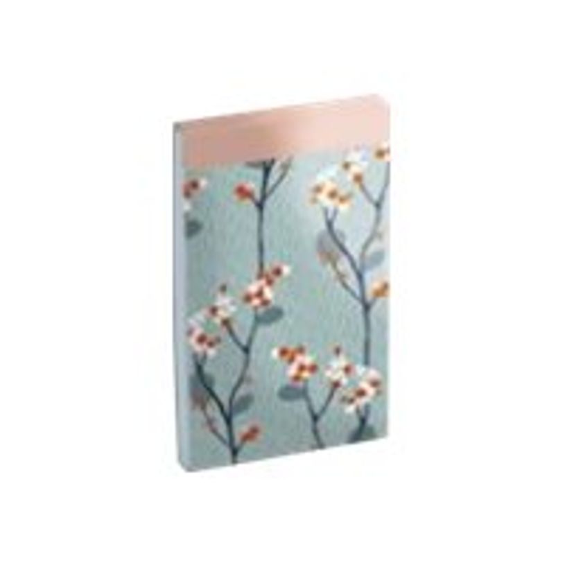 3700368754504-Bloc-notes 7,5 x 11,5 cm - 130 pages unies - Jardin botanique Blue Art - Baies ciel-P_400004575_1-0