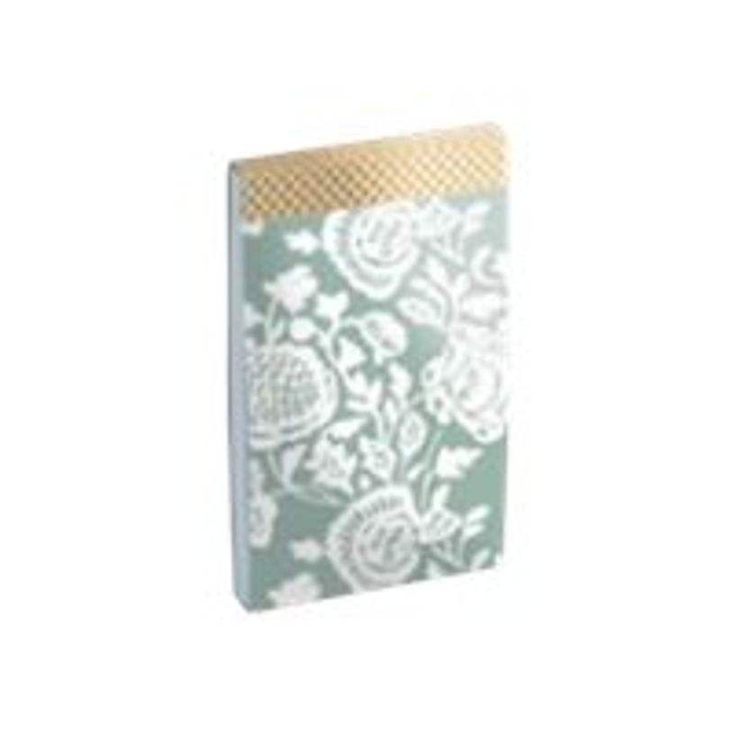 3700368754542-Bloc-notes 7,5 x 11,5 cm - 130 pages unies - Jardin botanique Blue Art - Stamp ciel-P_400004579_1-0