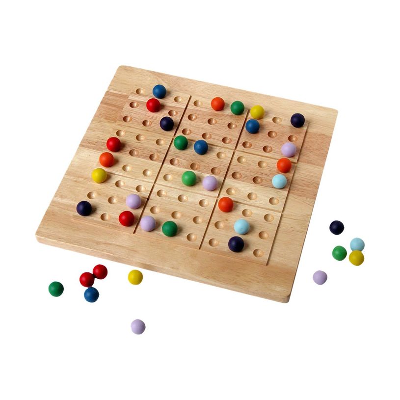 3760096461907-Riviera Games - Sudoku en bois Rainbow-P_400004595_1-0