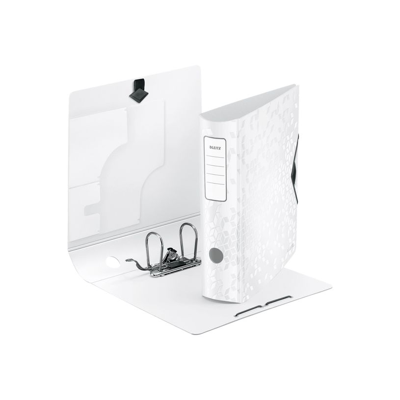 0404000046028-Leitz WOW - Classeur à levier 180° - Dos 80 mm - A4 - pour 500 feuilles - blanc-P_400004602_3-1