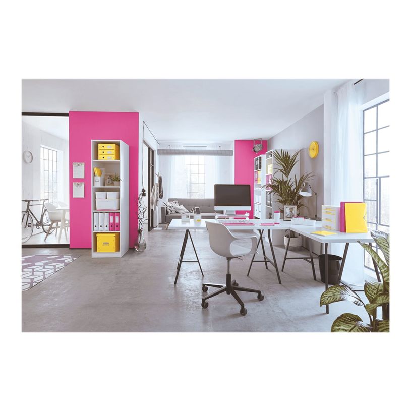 0404000046035-Leitz WOW - Classeur à levier 180° - Dos 80 mm - A4 - pour 600 feuilles - jaune-P_400004603_2-3