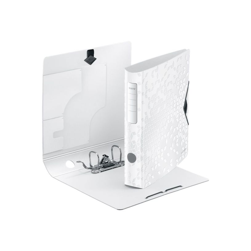 0404000046059-Leitz WOW - Classeur à levier 180° - Dos 65 mm - A4 - pour 350 feuilles - blanc-P_400004605_4-1