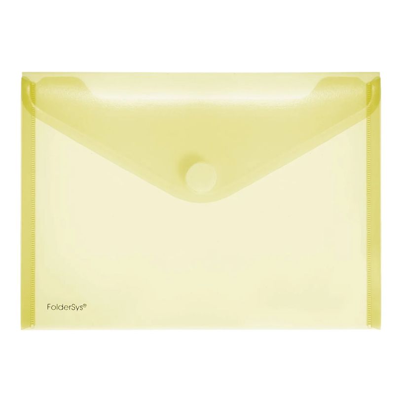 4250037413090-FolderSys - pochette - pour A5 - capacité : 90 feuilles - jaune transparent-P_400004617_1-0