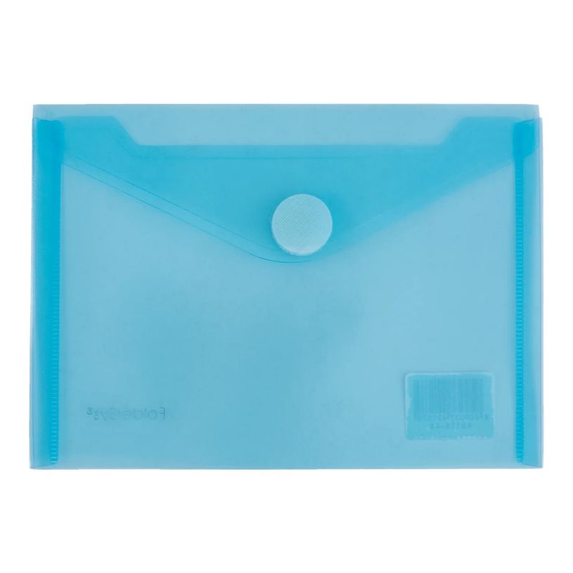 4250037421675-FolderSys - Pochette - pour A6 - capacité : 70 feuilles - paysage - bleu transparent-P_400004620_1-0