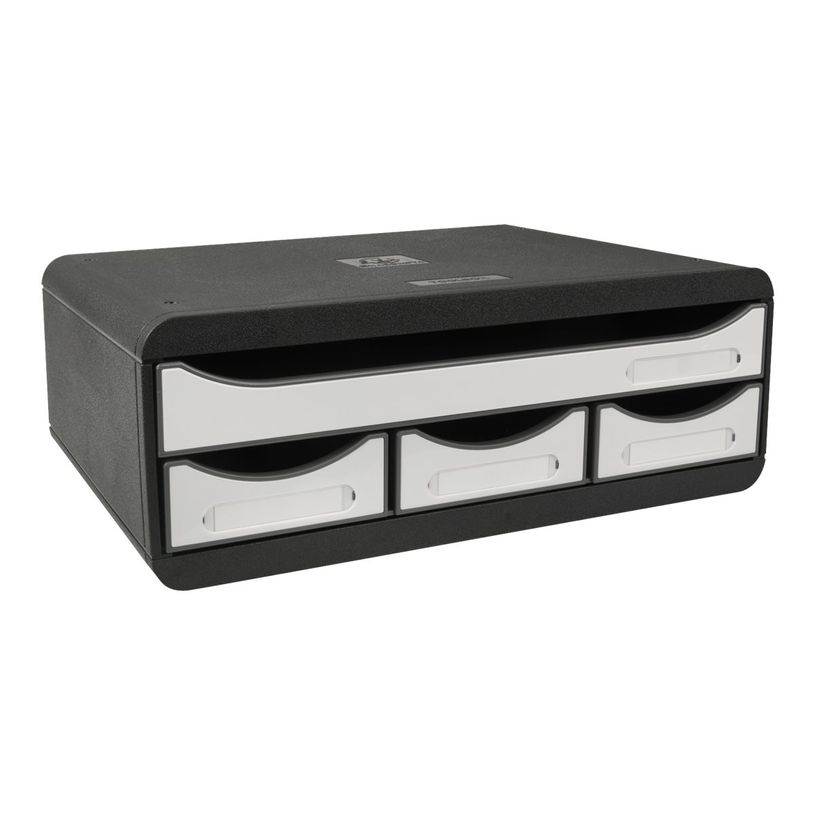 9002493424784-Exacompta Toolbox Mini Glossy - Module de classement à l'horizontale 4 tiroirs - A4+ - no-P_400004643_2-1