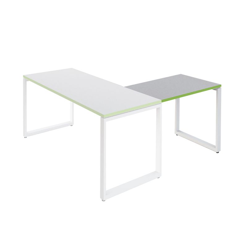 3700339874149-Retour bureau MT1 Elégance - L80 x P67 x H75 cm - pieds blancs - plateau blanc chants ver-P_400004673_2-1
