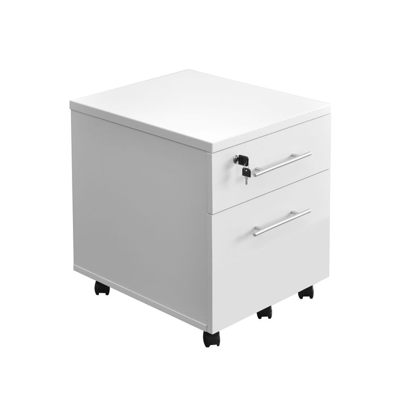 3700339874163-Caisson mobile MT1 elegance - H54 x L42 x P50 cm - 2 tiroirs - blanc-P_400004674_1-0