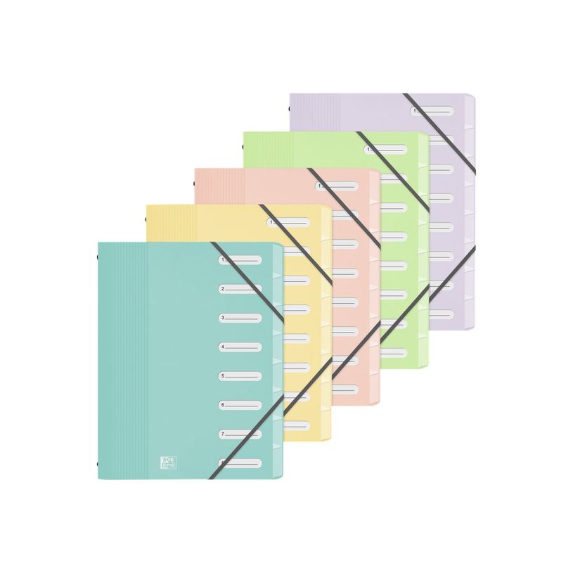 3045050439162-Oxford School Life - Trieur 8 positions - A4 - disponible dans différentes couleurs-P_400004725_1-0