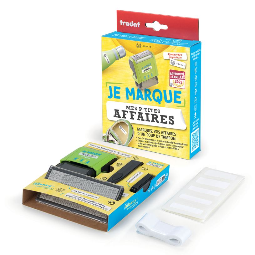 9010035574071-Trodat – Tampon pour marquer les affaires des enfants + étiquettes adhésives et bande thermoco-P_400004836_2-1