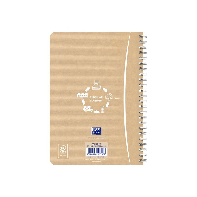 3020120163376-Oxford Touareg - Cahier A5 - 180 pages - grands carreaux (Seyes)-P_400004869_10-9