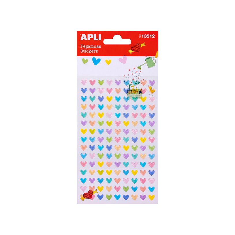 8410782135128-Apli Kids - Stickers résine cœurs colorés-P_400004878_1-0