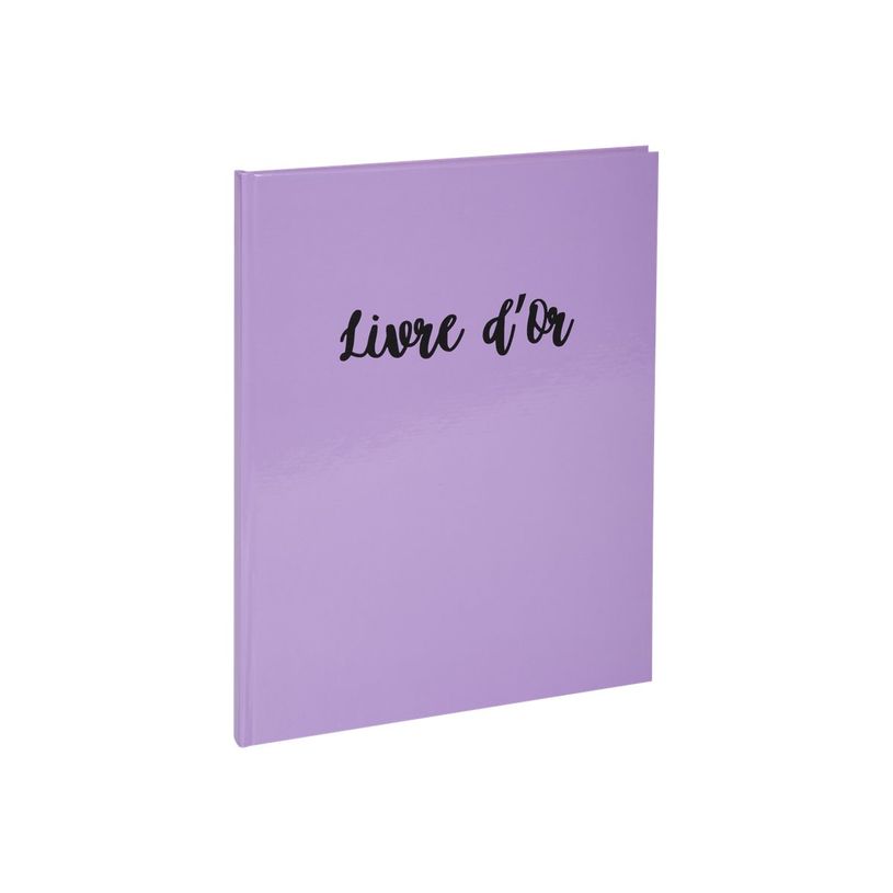 3130630476672-Exacompta Aquarel - Livre d'or 27 x 22 cm - mauve-P_400004903_2-0