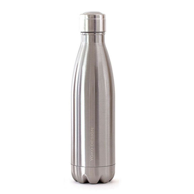 3411800013355-Gourde Bouteille isotherme - argent brillant - Yoko Design-P_400004918_1-0