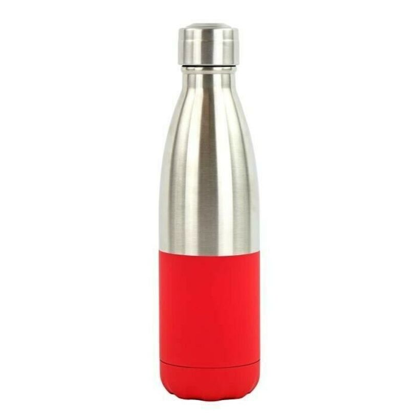 3411800017070-Gourde Bouteille isotherme - inox/rouge - Yoko Design-P_400004921_1-0