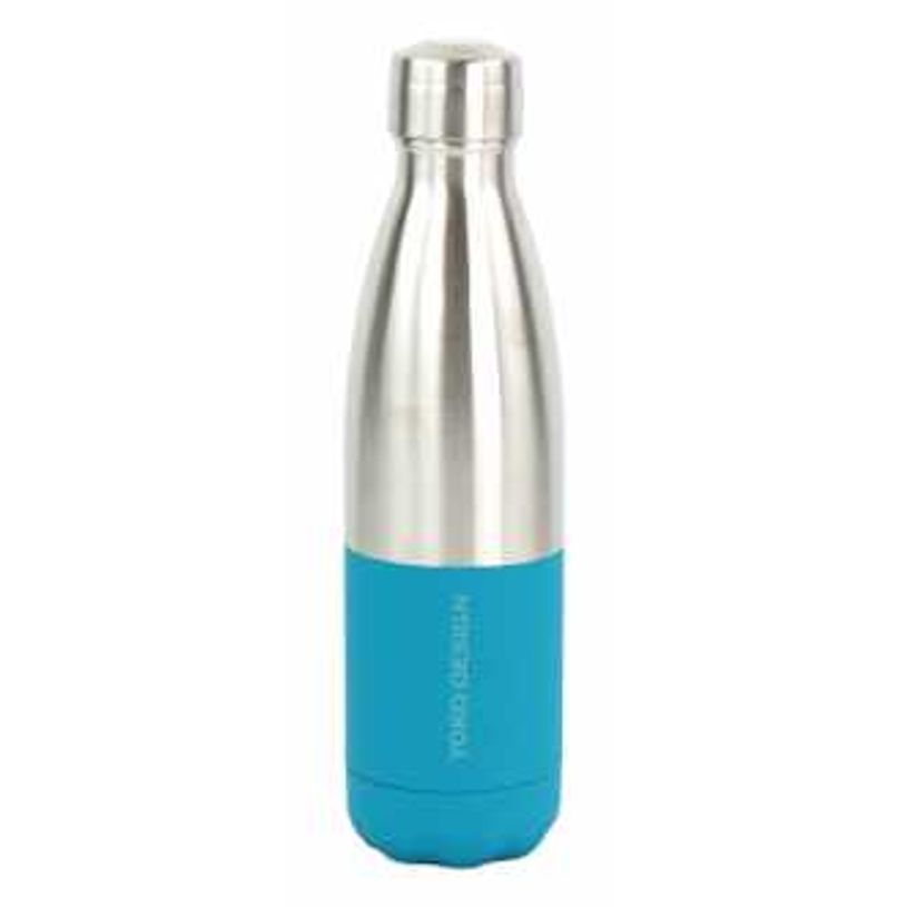 3411800017087-Gourde Bouteille isotherme - inox/bleu - Yoko Design-P_400004922_1-0