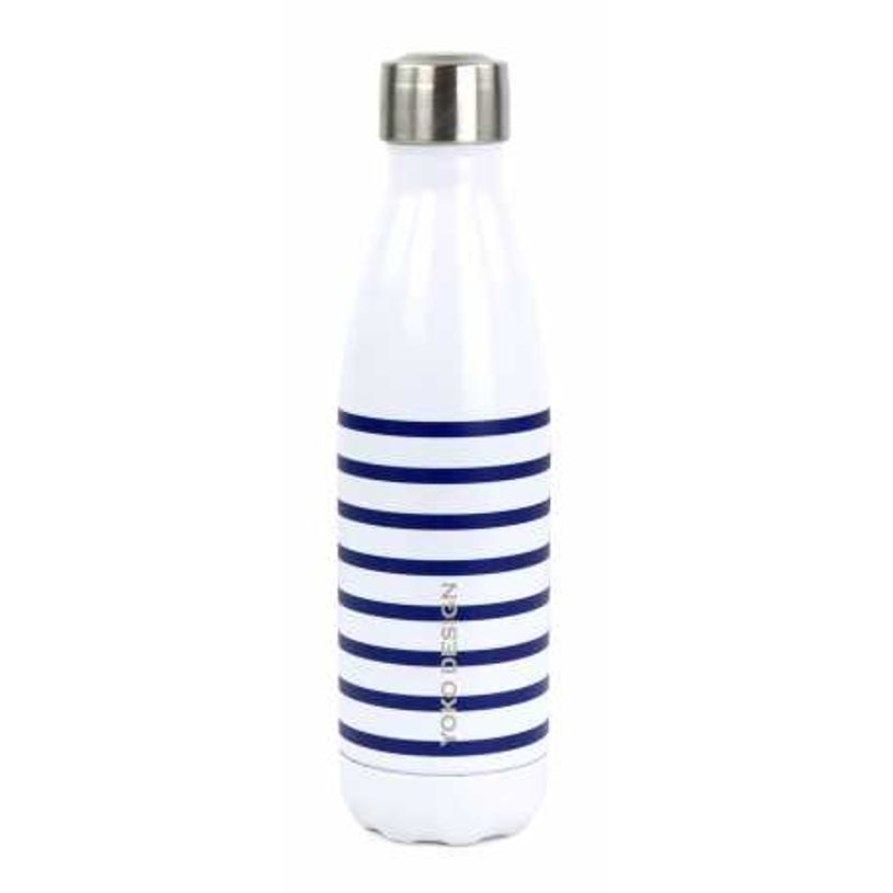 3411800080913-Gourde Bouteille isotherme - blanc/bleu - Yoko Design-P_400004927_1-0