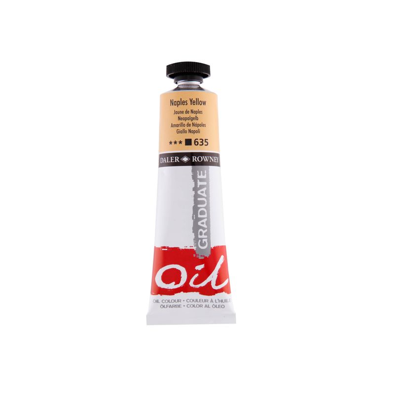 50808144-Daler-Rowney Graduate 635 - Peinture à huile - 38 ml - jaune de Naples--0