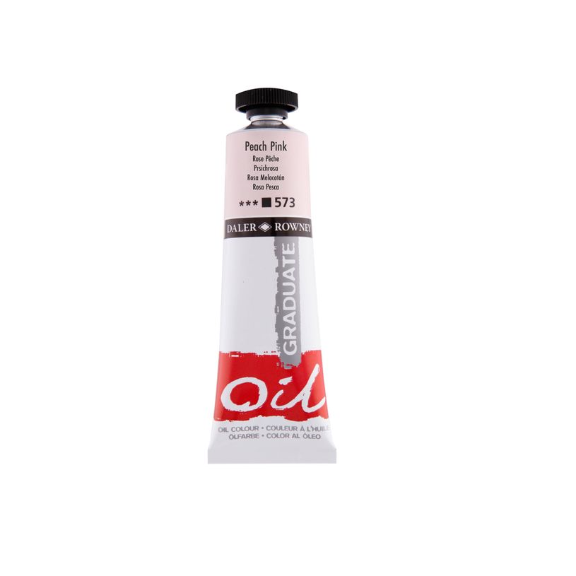 50808168-Daler-Rowney Graduate 573 - Peinture à huile - 38 ml - rose--0