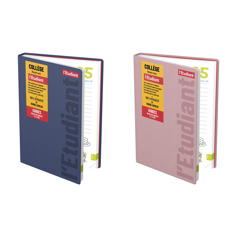 3147280213250-L'ETUDIANT COLLEGE Agenda Scolaire - 15x21cm - 2 décors - Hamelin--0