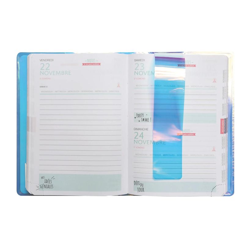 3660942072502-Agenda Iris - 1 jour par page - 12  x 17 cm  - Exacompta--1